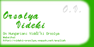 orsolya videki business card